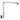 Square Fixed Gooseneck Arm Chrome