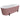 Aluca Freestanding Bath 1700mm Matte Rouge with overflow