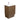 Joli Edge Walnut 600 Vanity On Kickboard