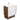 Joli Amato 750 Satin White Vanity on Kick Walnut Panels