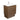 Joli Edge Walnut 750  Vanity on Kickboard