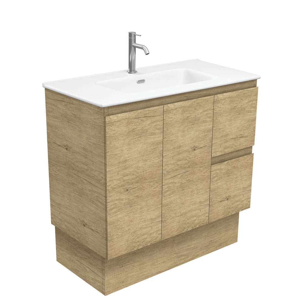 Joli Matte Edge Scandi Oak 900 Vanity On Kickboard – Sammut Collective