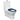 Delta Care Back-to-Wall Toilet Suite Gloss White with Blue Seat