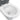 Delta Care Back-to-Wall Toilet Suite Gloss White with Grey Seat