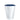 Isabella Care Wall-Faced Toilet Suite Gloss White with Blue Seat