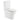 Tono Tornado Flush Back-to-Wall Toilet Suite Gloss White with Slim Seat