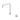 Mecca Hob Basin Mixer Square Swivel Spout