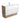 Rotondo Amato 1200 Satin White Vanity On Kick Scandi Oak Panels