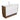 Dolce Amato 1200 Satin White Vanity on Kick Walnut Panels