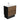 Dolce Amato 750 Walnut Vanity On Kick Satin Black Panels