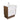 Dolce Amato 750 Satin White Vanity on Kick Walnut Panels