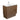 Dolce Edge Walnut 900 Vanity on Kickboard
