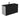 Dolce Matte Black Amato 1200 Satin Black Wall-Hung Vanity Satin White Panels
