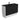 Dolce Matte Black Amato 1200 Satin Black Vanity On Kick Satin White Panels