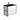 Dolce Matte Black Amato 750 Wall-Hung Vanity Matte Black Frames