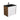Dolce Matte Black Amato 750 Satin White Wall Hung-Vanity Walnut Panels
