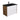 Dolce Matte Black Amato 900 Satin White Wall Hung Vanity Walnut Panels