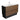Vanessa Amato 1200 Walnut Vanity On Kick Satin Black Panels