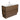 Vanessa Amato 1200 Walnut Vanity On Kick Matte Black Frames