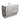 Vanessa Amato 1200 Satin White Vanity On Kick Matte Black Frames